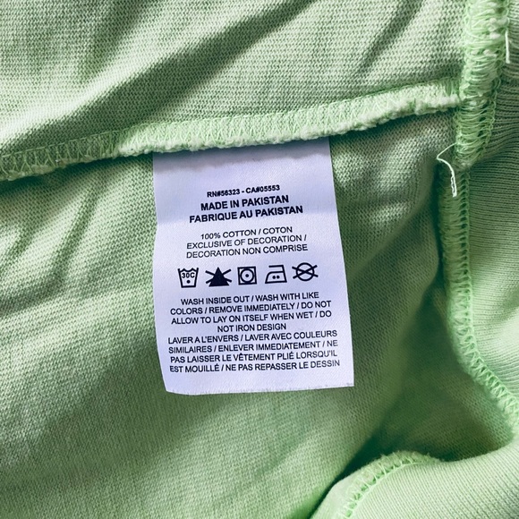 NIKE Women's Washed Cropped Neon Green Casual Sporty Oversized Hoodie Size M - Picture 15 of 15